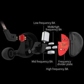 img 2 attached to KZ AS10: Стерео наушники High-Resolution 5BA HiFi с подавлением шума - черные