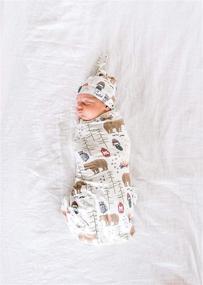 img 3 attached to Copper Pearl Large Premium Knit Baby Swaddle Receiving Blanket Lumberjack: Extra Comfort for Your Little Lumberjack!