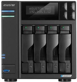 img 1 attached to 🔒 Asustor Lockerstor 4 AS6604T: Мощный 4-отсековый NAS с четырехъядерным процессором на 2,0 ГГц, 2 портами 2,5 Гбит / с, 4 ГБ оперативной памяти DDR4, 2 слотами M.2 SSD, дисклесс сетевое хранилище данных.