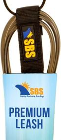 img 1 attached to 🌊 Santa Barbara Surfing SBS 9ft Surf Leash: Perfect for Longboard & Paddleboard Enthusiasts