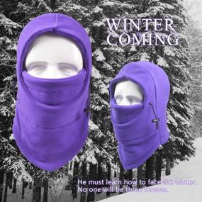 img 3 attached to 🧣 Keep Your Little Ones Warm with Luvnfun Balaclava Children Windproof Toddler Girls' Accessories for Cold Weather