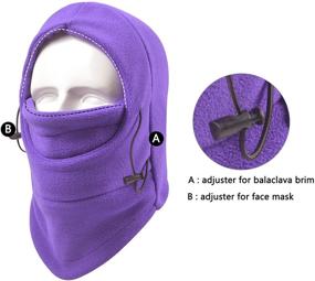 img 1 attached to 🧣 Keep Your Little Ones Warm with Luvnfun Balaclava Children Windproof Toddler Girls' Accessories for Cold Weather