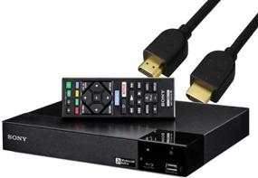 img 2 attached to 📀 Sony Blu-Ray Disc Player with Wi-Fi and Remote Control, Includes Tmvel High-Speed HDMI Cable with Ethernet and Free TMVEL 4000mAh Power Bank
