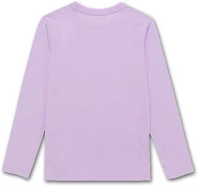 img 3 attached to 👕 DEESPACE Kids Long Sleeve T Shirts: Soft Cotton Crewneck Tees for Boys or Girls 3-12 Years