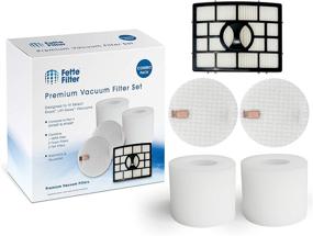 img 4 attached to 🌀 Fette Filter Vacuum Filter Set for Shark Rotator NV650, NV650W, NV651, NV652, NV750W, NV751, NV752, NV831, NV835. Comparable to # XFF650 & XHF650 (1 HEPA Filter + 2 Foam Filters)