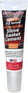 🔥 high performance stove gasket cement 77e - 2.3oz: reliable sealing for your stove логотип