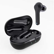 🎧 wireless earbuds, bluetooth 5.0 headphones with charging case | hi-fi stereo | touch control | ipx7 waterproof | 24h playtime | easy-pairing | work, home office logo