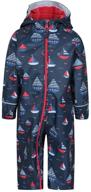 👦 children's boys' printed rainsuit - mountain warehouse clothing and overalls logo