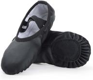 high-quality mdnmd leather slipper gymnastic practice girls' shoes: ideal for athletic excellence logo