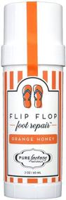 img 2 attached to 🍊 PURE Factory Orange Honey Flip Flop Foot Repair - 2 oz. Moisturizer for Feet