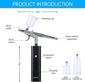 img 3 attached to FOXDISK Upgraded Airbrush Cordless Compressor