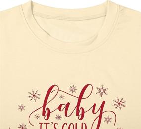 img 1 attached to Women's Christmas Sweatshirts | Funny Santa Graphic Sweaters | Festive Holiday Pullover Tops