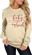 women's christmas sweatshirts | funny santa graphic sweaters | festive holiday pullover tops logo