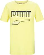 👕 puma мальчики' футболка с логотипом rebel короткий рукав логотип