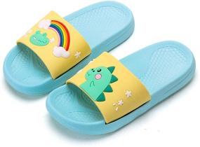 img 4 attached to Slippers Dinosaur Non Slip 8 5 9Toddle Numeric_8_Point_5