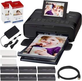 img 4 attached to 🖨️ Enhance Your Photo Printing Experience with Canon SELPHY CP1300 Printer - WiFi Enabled (Black) + 2X Canon Color Ink and Paper Set