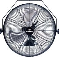 tornado 20-inch high velocity industrial wall fan - 4750 cfm - 3 speed - 6 ft cord - industrial, commercial, residential use - ul safety listed logo