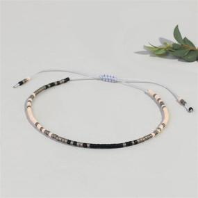 img 2 attached to 📿 KELITCH Mixed Beaded Strand Bracelets: Woven Braided Charm Friendship String Bangles, Adjustable for Women and Girls - Enhancing SEO