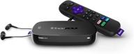 enhanced 4k/hd/hdr streaming: roku ultra with premium jbl headphones logo