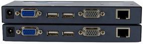 img 2 attached to 🔌 StarTech.com 500ft VGA KVM Over IP Extender (SV565UTPU) - Efficient CAT5 Ethernet Console for Multiple Servers/Computers - PS/2 & USB Supported - Black Color