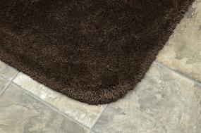 img 3 attached to 🚿 Garland Rug 3-Piece Finest Luxury Ultra Plush Washable Nylon Bathroom Rug Set in Chocolate: Stylish and Easy to Clean!