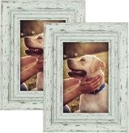 🖼️ mudeela 8x10 picture frame set - 2-pack photo frames with 2-layer thick design - durable wall gallery frames for tabletop display or wall mounting логотип