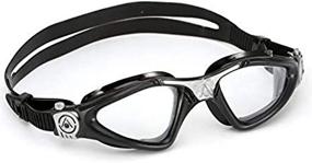 img 3 attached to 🏊 Aqua Sphere Kayenne Swim Goggles - Smoke Lens in Black & Green for Enhanced Performance