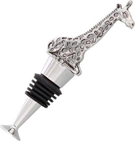 img 4 attached to 🍾 G Francis Wine Bottle Stopper - Giraffe Wine Saver Reusable Stainless Steel Stopper for Wedding Gift