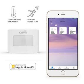 img 3 attached to 🏡 Onvis Smart Homekit Motion Sensor: Indoor Hygrometer & Thermometer for Home Automation - Bluetooth Connectivity, No Hub Required