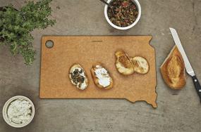 img 2 attached to Epicurean State of South Dakota Cutting and Serving Board: Natural, 14.5 by 9 Inches, Made to Impress