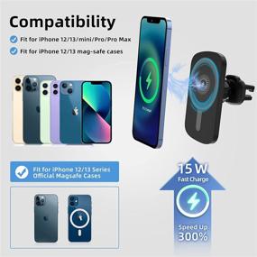 img 2 attached to Magnetic Wireless Charger Compatible Charging Car Electronics & Accessories