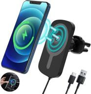 magnetic wireless charger compatible charging car electronics & accessories logo