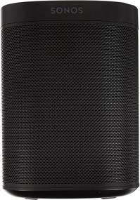 img 3 attached to 🔊 Enhanced Sonos One - Smart Speaker with Alexa voice control Built-in. Compact and Powerful Two Room Set in Black.