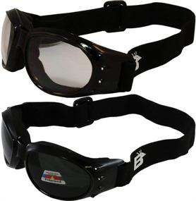 img 3 attached to 🦅 Top Quality Birdz Eagle Padded Motorcycle Goggles with Multiple Lens Options for Ultimate Riding Comfort in Any Weather