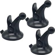 🚗 ronyoung 3pcs gps suction cup windshield mount holder for garmin nuvi, ideal for car windscreen logo