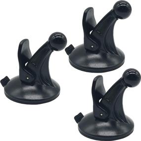 img 4 attached to 🚗 RONYOUNG 3PCS GPS Suction Cup Windshield Mount Holder for Garmin Nuvi, Ideal for Car Windscreen