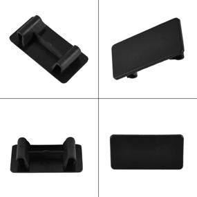 img 3 attached to 🚗 Enhance Your Car's Dashboard with the Rocker Switch Panel Cover - AutoEC Automotive Toggle Switch Hole Cover | 6 pcs Rocker Panel Cover & Bracket Filler Plug - Empty Slot Solution