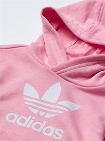 img 1 attached to Толстовка Adidas Originals с логотипом Trefoil для подростков - Детская одежда для девочек