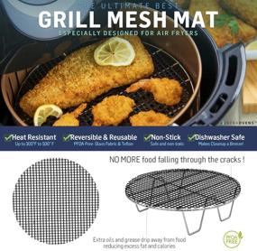 img 1 attached to 🍲 All-in-One Air Fryer Accessory Set and Recipe Book: Compatible with Ninja, Della, Farberware, Avalon Bay, Maxi-Matic Elite Platinum, Power Airfryer Oven, Posame, Ultrean, Cozyna + More!