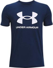 img 2 attached to Under Armour Sportstyle Short Sleeve T Shirt Boys' Clothing at Active