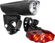 🚴 enhance your bike's safety with the kryptonite comet f500 front led bicycle headlight & meteor r300 rear led bicycle indicator light logo