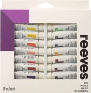 🎨 vibrant 18-color set: reeves oil color paint 10ml tubes for stunning artistry logo