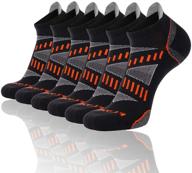🏃 flyrun performance cushioned running socks - 6 pairs for athletic performance logo