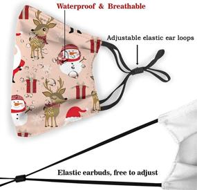 img 1 attached to Breathable and Adjustable Christmas Balaclava - Reusable for Optimal Comfort and Style
