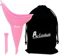 🚺 alsiebzi female urination device: portable silicone urinal for women standing up to pee - perfect for camping and outdoor travel! логотип