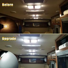 img 3 attached to 🔆 BRISHINE 20PCS 921 Interior LED Light Bulbs for RV, Ultra-Bright 36-SMD 6000K White T10 922 912 194 LED Bulbs Replacement for Camper Trailer Motorhome Marine Boat Indoor Dome Ceiling Lights (12V DC)