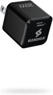 sindox charger single port charging adapter portable audio & video logo