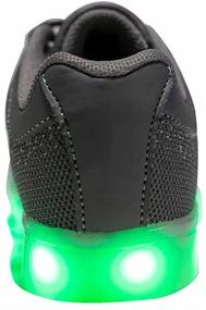 img 1 attached to TOLLN Kids Boys Girls LED Light Up Flashing Sneakers for Children Shoes - Breathable Design