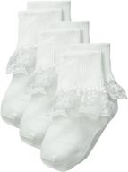 trimfit girls single cotton socks logo