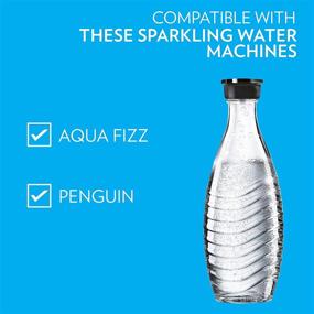 img 3 attached to 🍾 Clear One Size Carbonating Carafe by SodaStream
